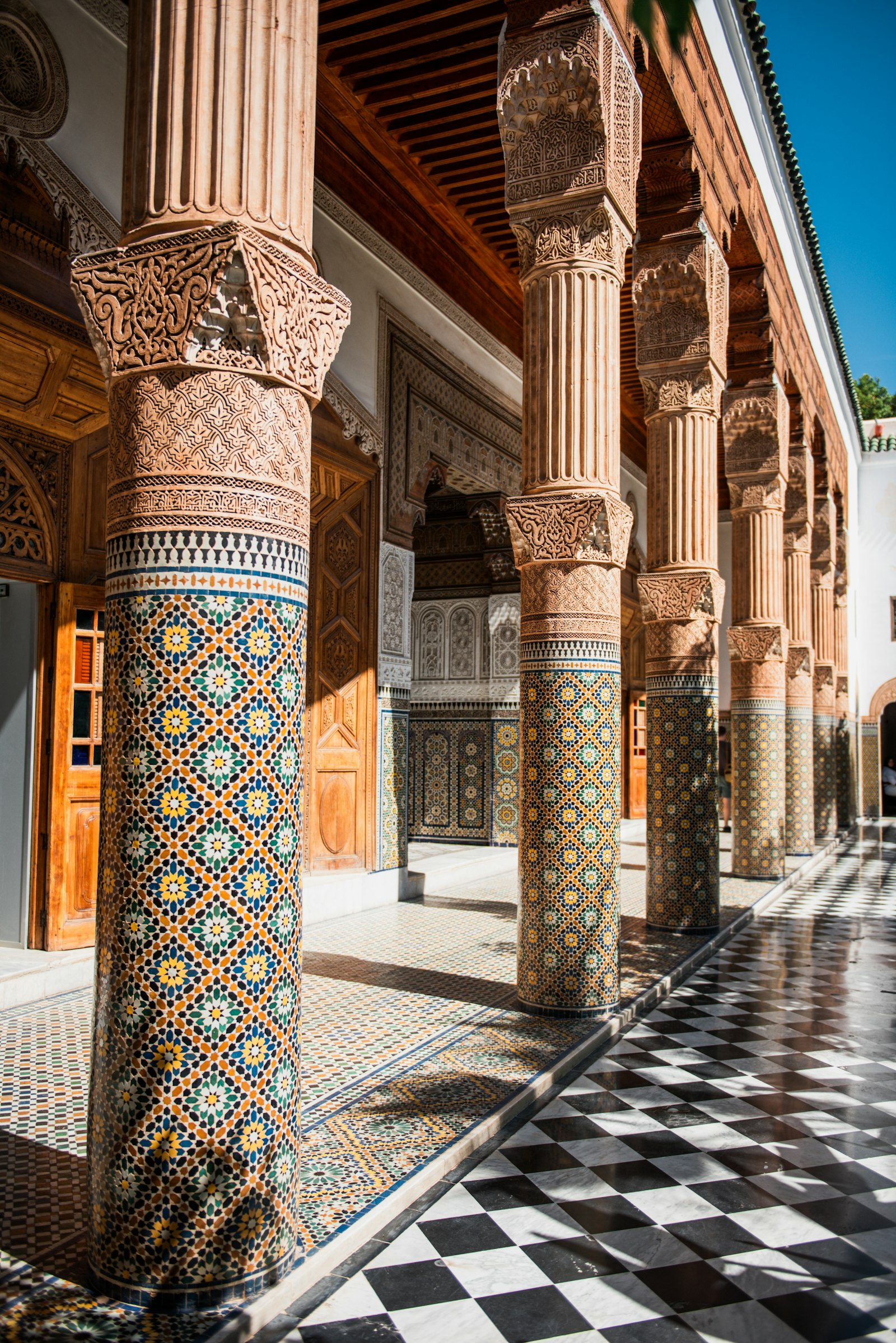 Galerie à colonnes